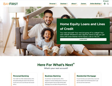 BayFirst National Bank Screenshot