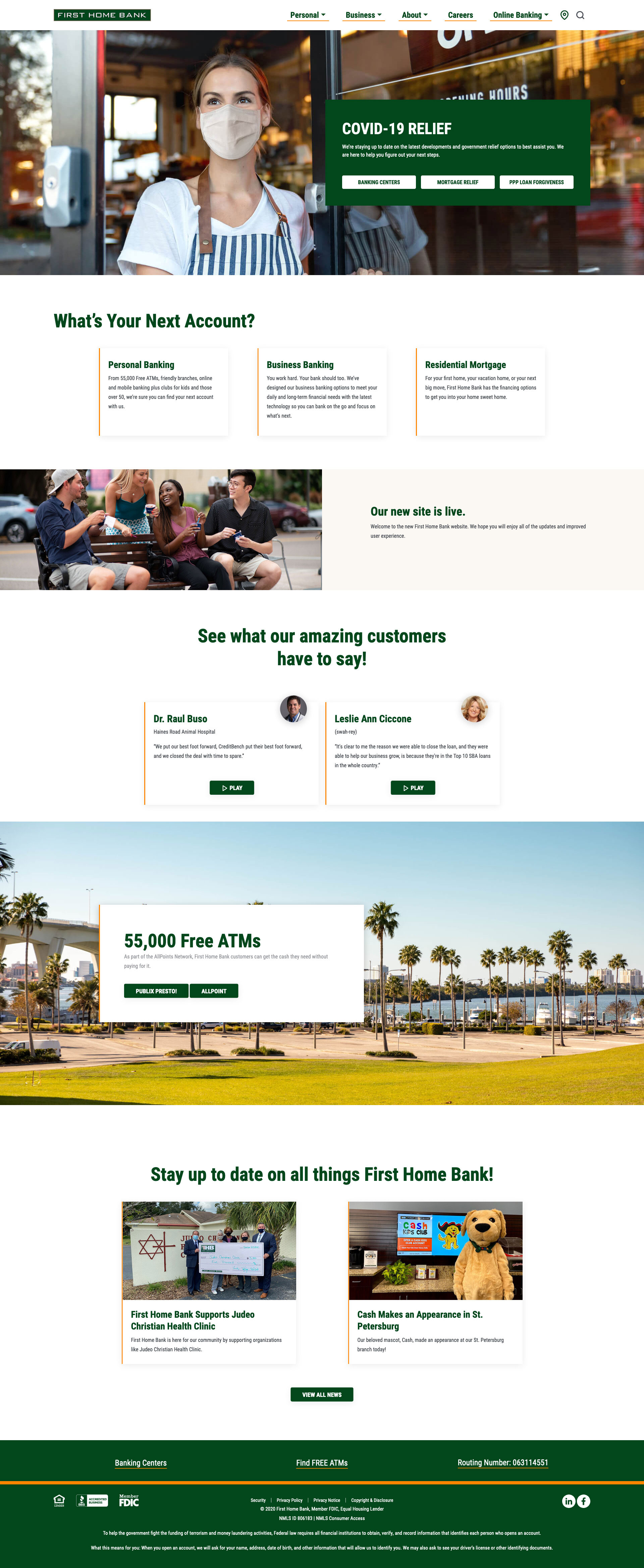homepage screenshot