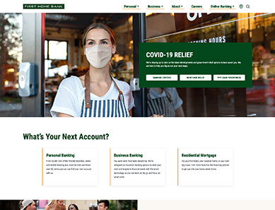 First Home Bank Screenshot
